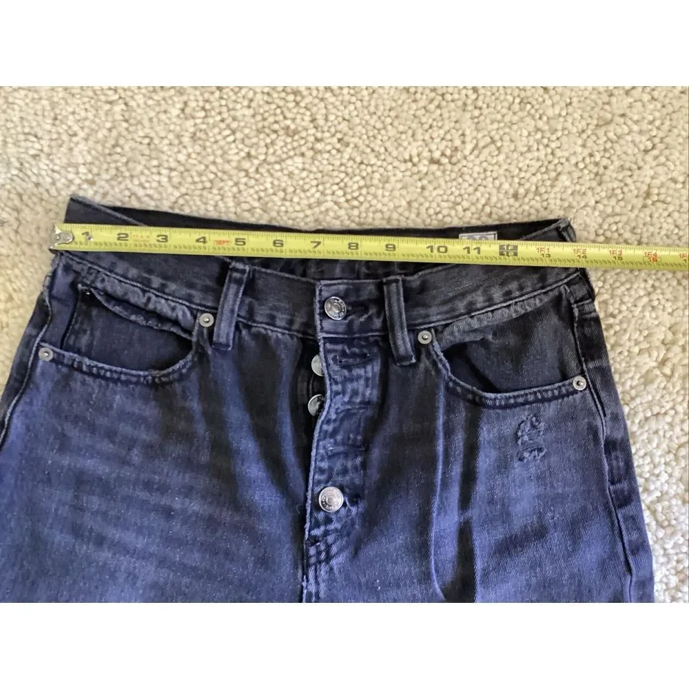 We The Free Regular High Rise Black Jeans Size 28